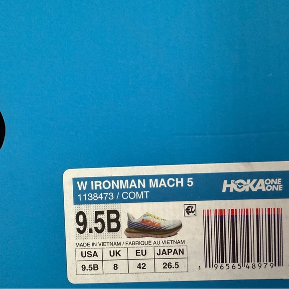 NIB Hoka IRONMAN Mach 5, Size 9.5 - Picture 3 of 8